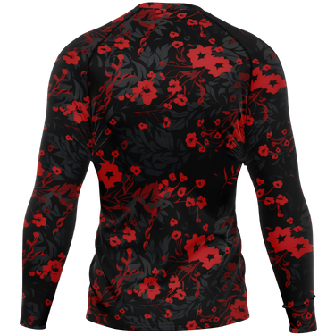 Chokefish™ Long Sleeve Rashguard Floral Men's Shirt-001